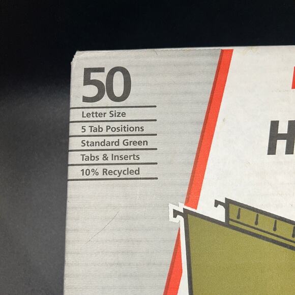 38 Pendaflex Essentials Hanging Folders Letter Size Green w/ Tabs & inserts - Picture 2 of 6